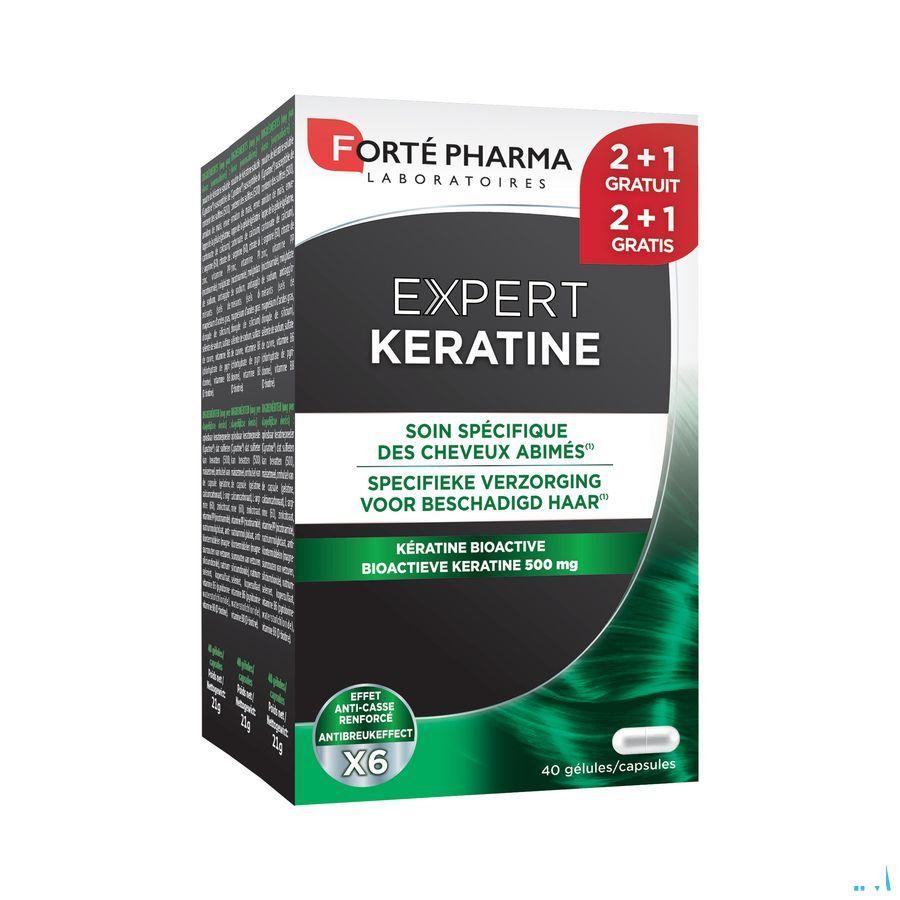 Expert Keratine Capsule 120 2 + 1  -  Forte Pharma