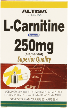 Altisa L-carnitine 250 mg (carnipure) Comprimes 60  -  Dieximport