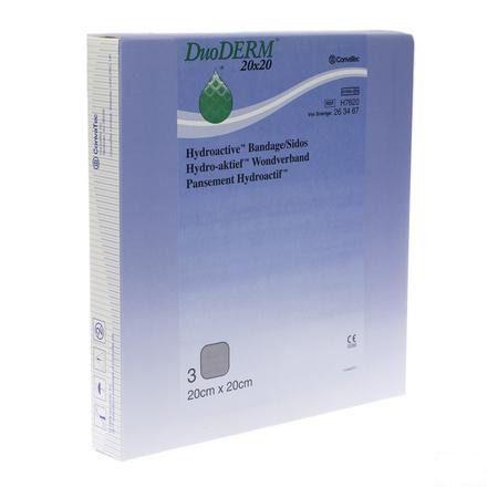 Duoderm Hydroact 20x20cm 3st H7620  -  Convatec