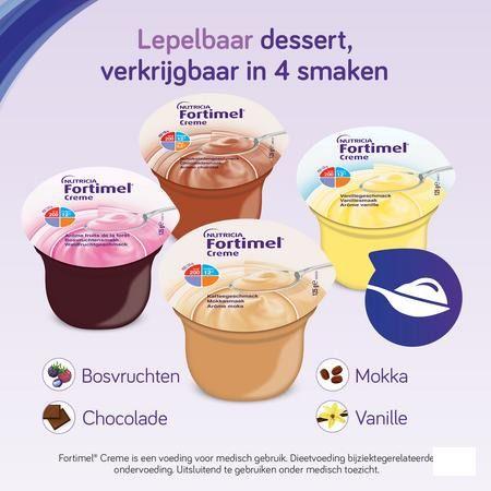 Fortimel Creme Fruits Forets 4X125 g  -  Nutricia