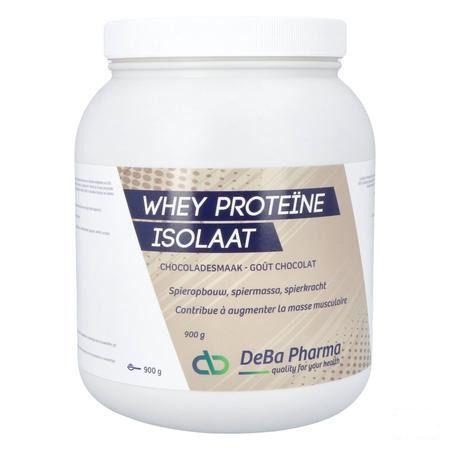 Whey Proteine Isolaat Chocolade 900  -  Deba Pharma