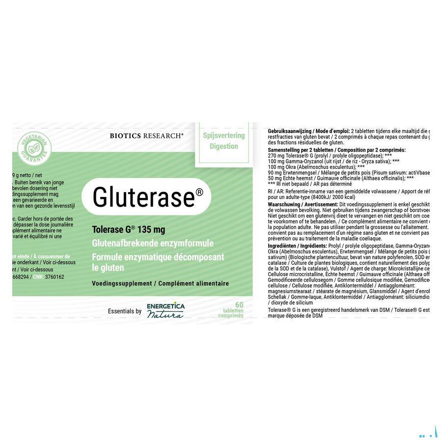 Gluterase 60 tabletten  -  Energetica Natura
