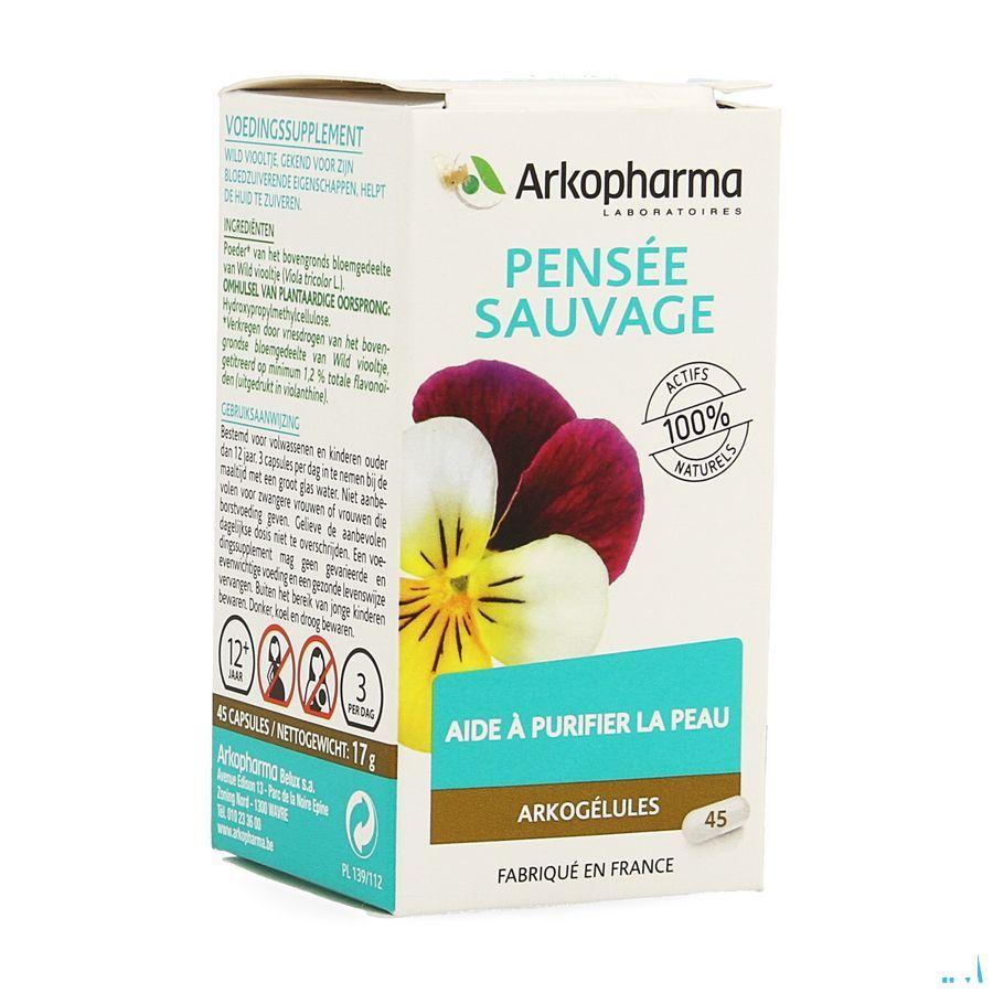 Arkocaps 3kleur Viooltje Plantaardig 45  -  Arkopharma