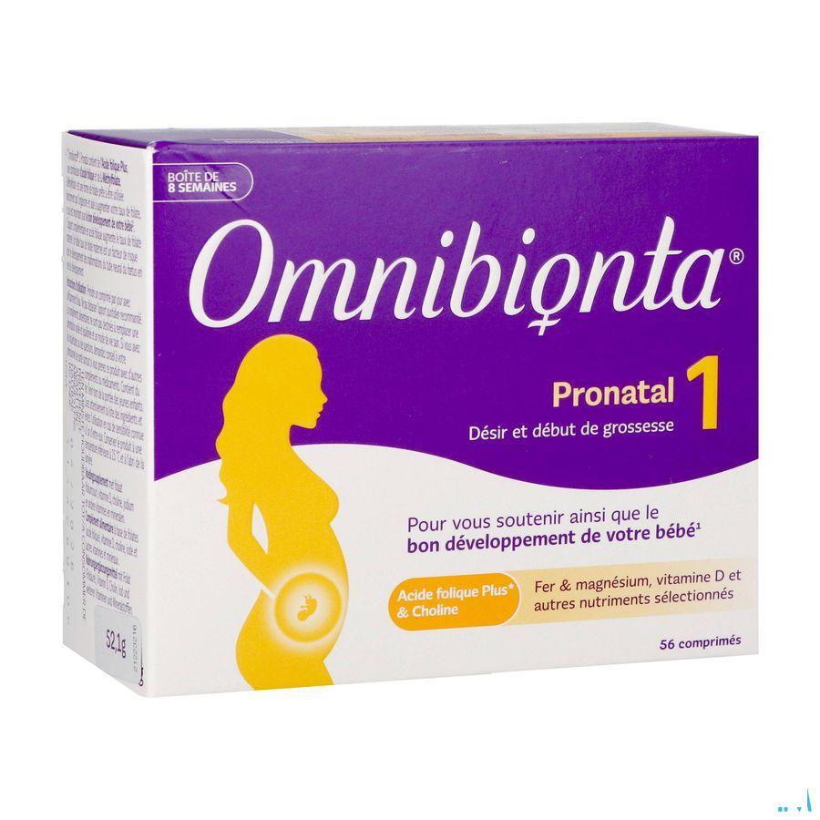 Omnibionta Pronatal 1Kinderwens Zwang.8weken Tabl56