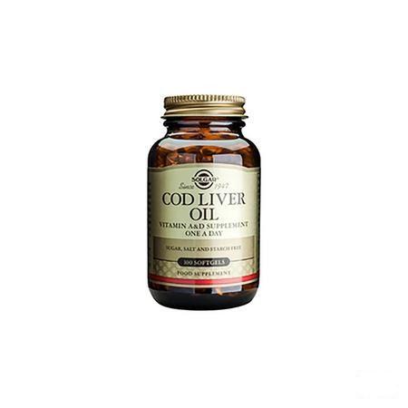 Solgar Cod Liver Oil (levertraan) Softgel 250  -  Solgar Vitamins