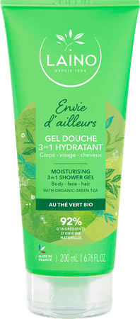 Laino Gel Douche 3En1 The Vert Tube 200 ml