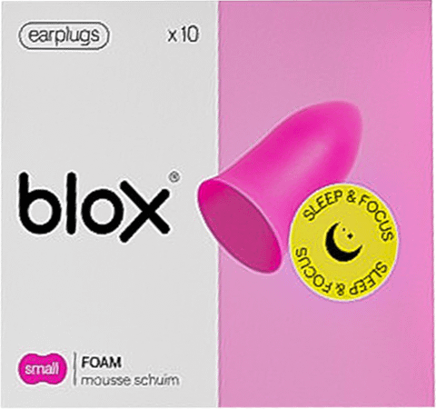 Blox Sleep Mousse Small Rose 5 Paires
