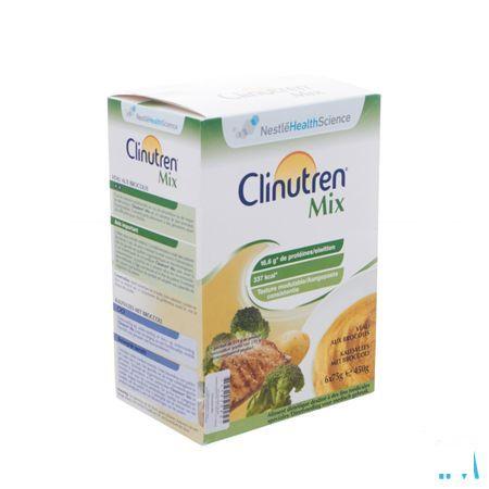 Clinutren Mix Kalf-broccoli Zakje 6x75 gr  -  Nestle