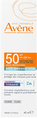 Avene Sol Spf50 A/Imperfection Fluide 40 ml