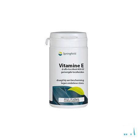 Vitamine E 400iu Springfield Softgels 90  -  Springfield Nutraceuticals