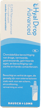 Hyaldrop Advanced Flacon 10 ml