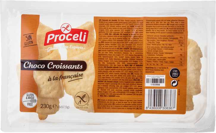 Proceli Chocolade Croissants 230G 3514  -  Revogan