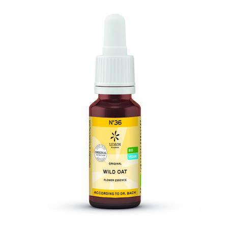Bachbloesem Bio Nr 36 Wild Oat 20 ml  -  Eureka Pharma