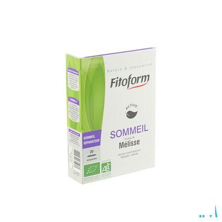 Slaap Ampullen 20x10 ml Fitoform  -  Bioholistic Diffusion