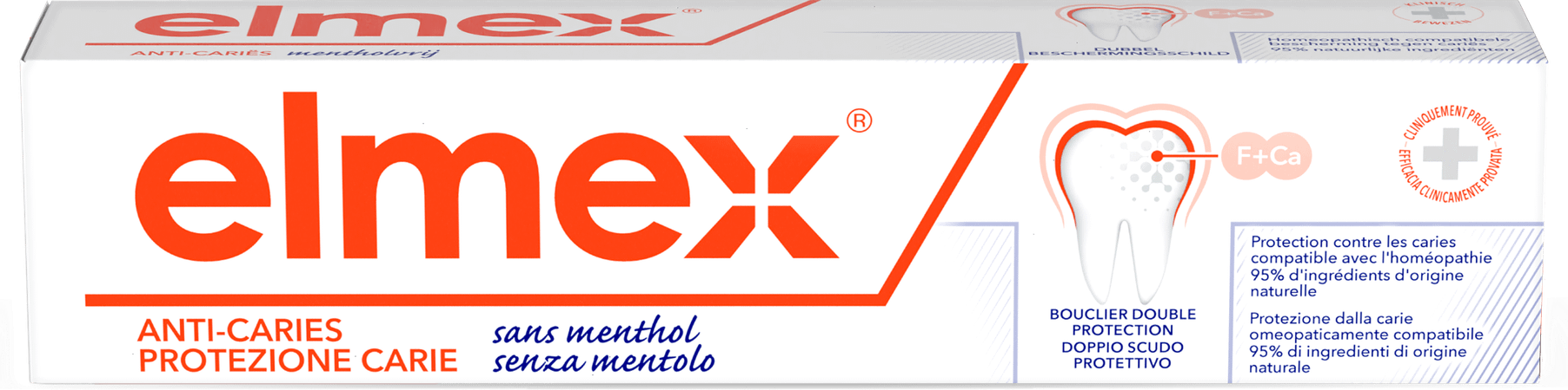Elmex A/Caries S/Menthol Dentifrice Tube 75 ml