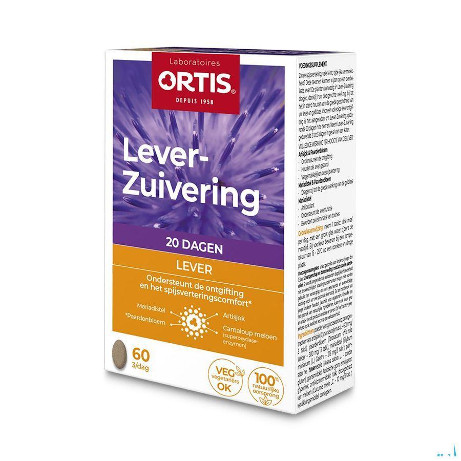 Ortis Methoddraine Zuiverend Lever Tabletten 4x15  -  Ortis