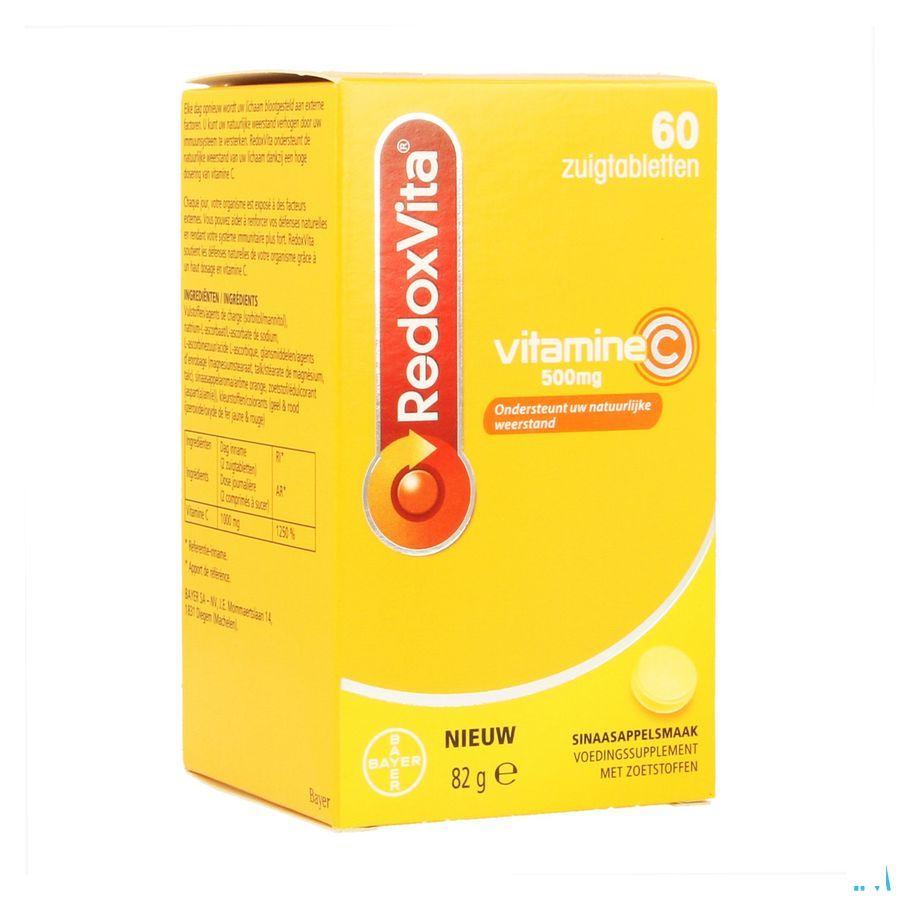 Redoxvita 500 mg Sinaas Zuigtabl 60