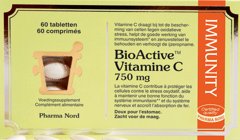 Bioactive Vitamine C 750 mg Tabletten 60  -  Pharma Nord
