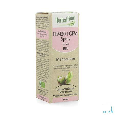 Herbalgem Fem50+Gem Spray Bio Gc22 Menopause 10 ml  -  Herbalgem
