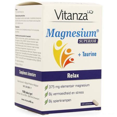 Vitanza Hq Magnesium Superior Comprimes 120  -  Yvb