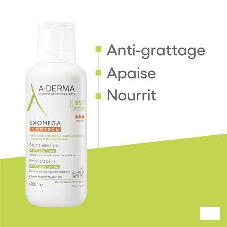 Aderma Exomega Control Baume Emollient 400 ml  -  Aderma