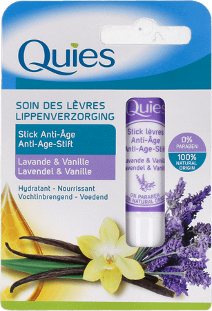 Quies Stick Levres Anti age Lavande&vanille  -  Quies
