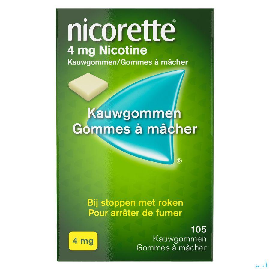 Nicorette Kauwgom 105x4 mg