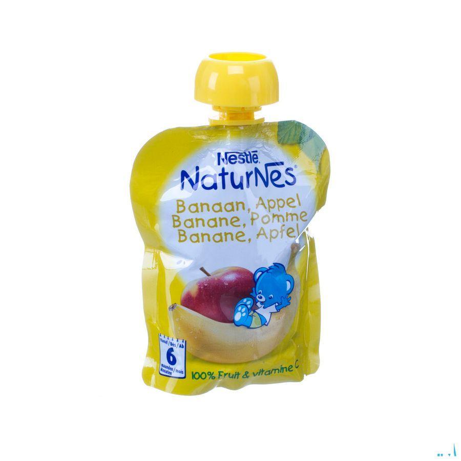 Nestle Naturnes Banaan Appel 90 gr  -  Nestle