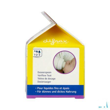 Difrax Flessenspeen Natural Wide 1-2-3 677  -  Difrax
