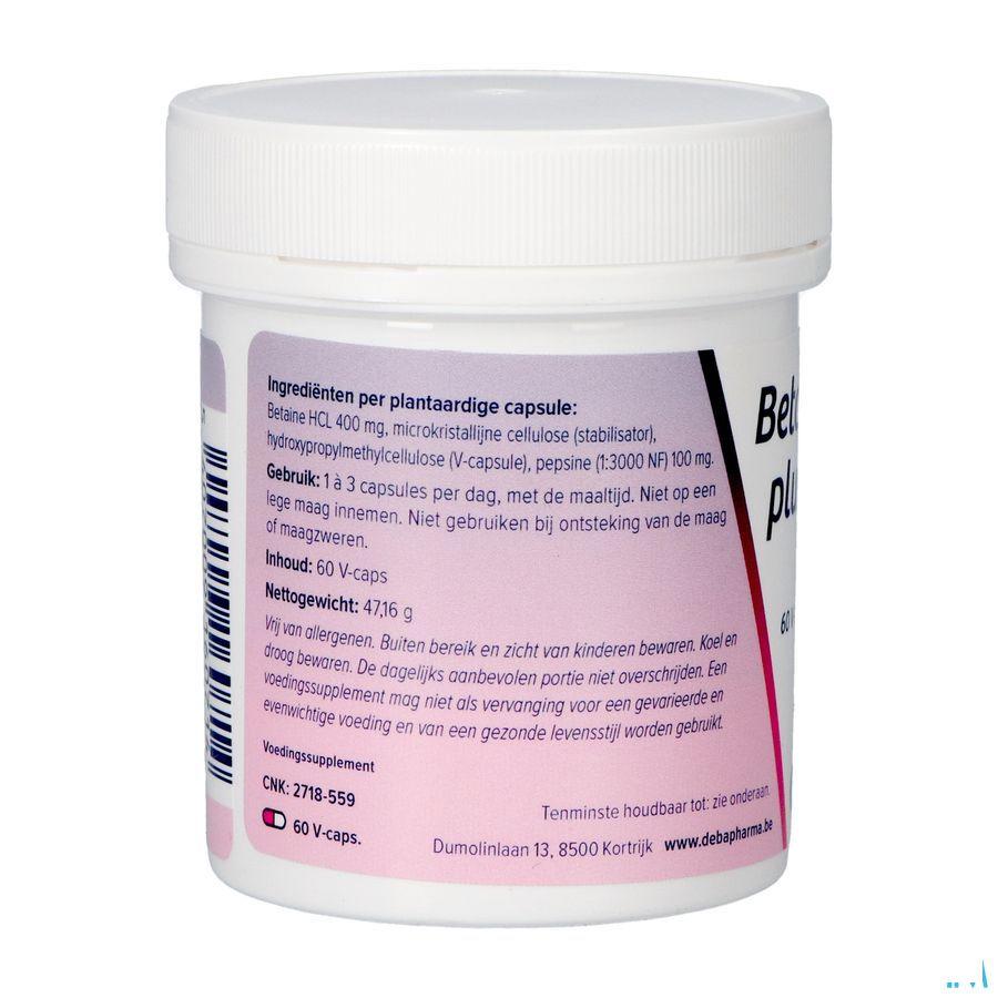 Betaine Hcl + Pesine V-Capsule 60  -  Deba Pharma