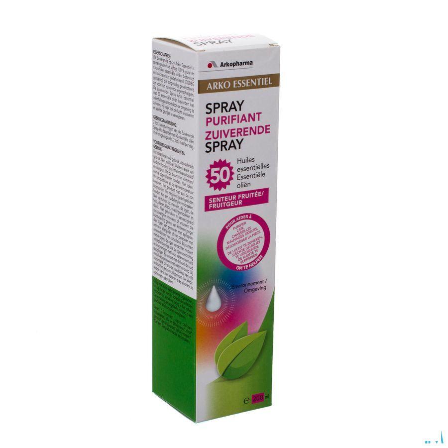 Arko Essentiel Zuiverende Spray 50 Essentiele Olie 200 ml  -  Arkopharma