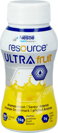 Resource Ultra Fruit Ananassmaak 4 x 200 ml