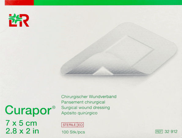 Curapor Verband Chirurg. Steriel 7Cmx 5Cm 100 32912  -  Lohmann & Rauscher