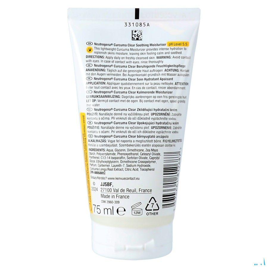Neutrogena Curcuma Clear Kalmerende Creme 75 ml