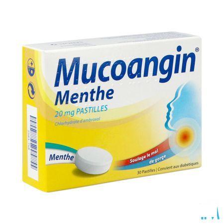 Mucoangin Menthe Pastille A Sucer 30x20 mg