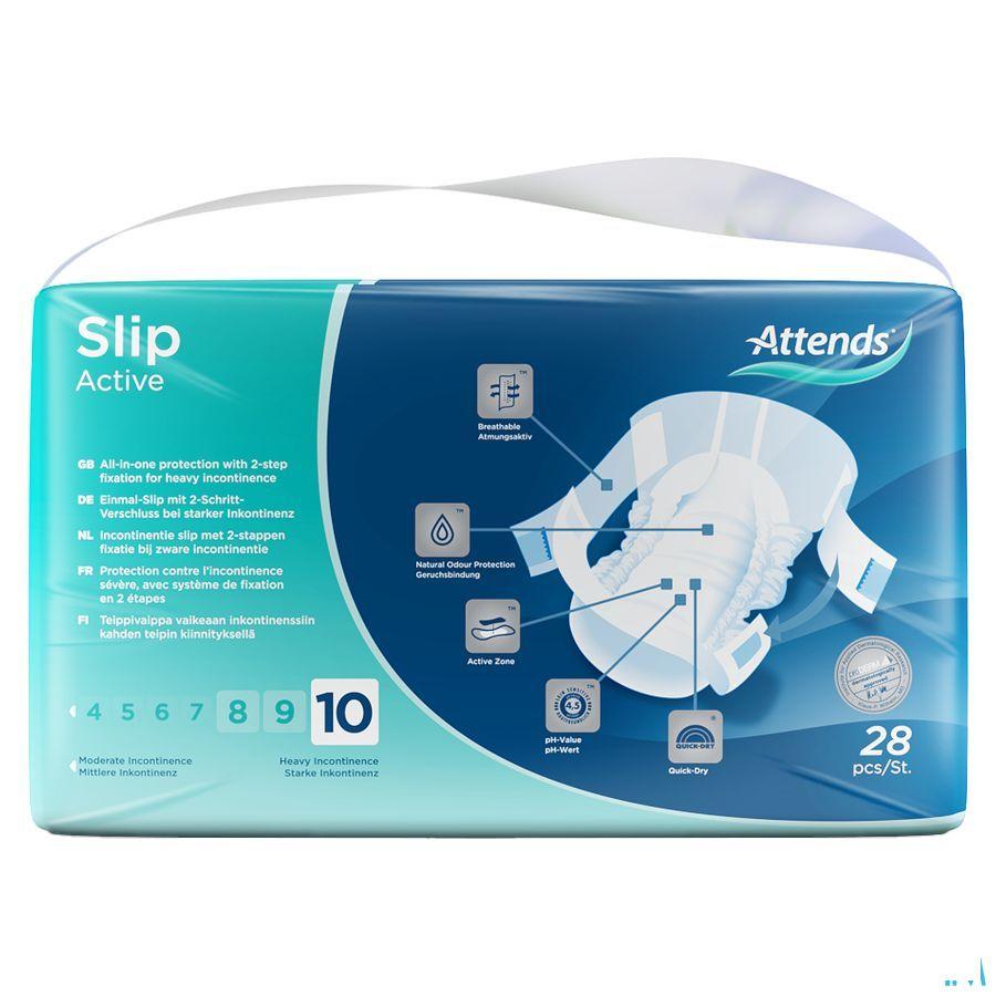 Attends Slip Active 10 Medium 1x28