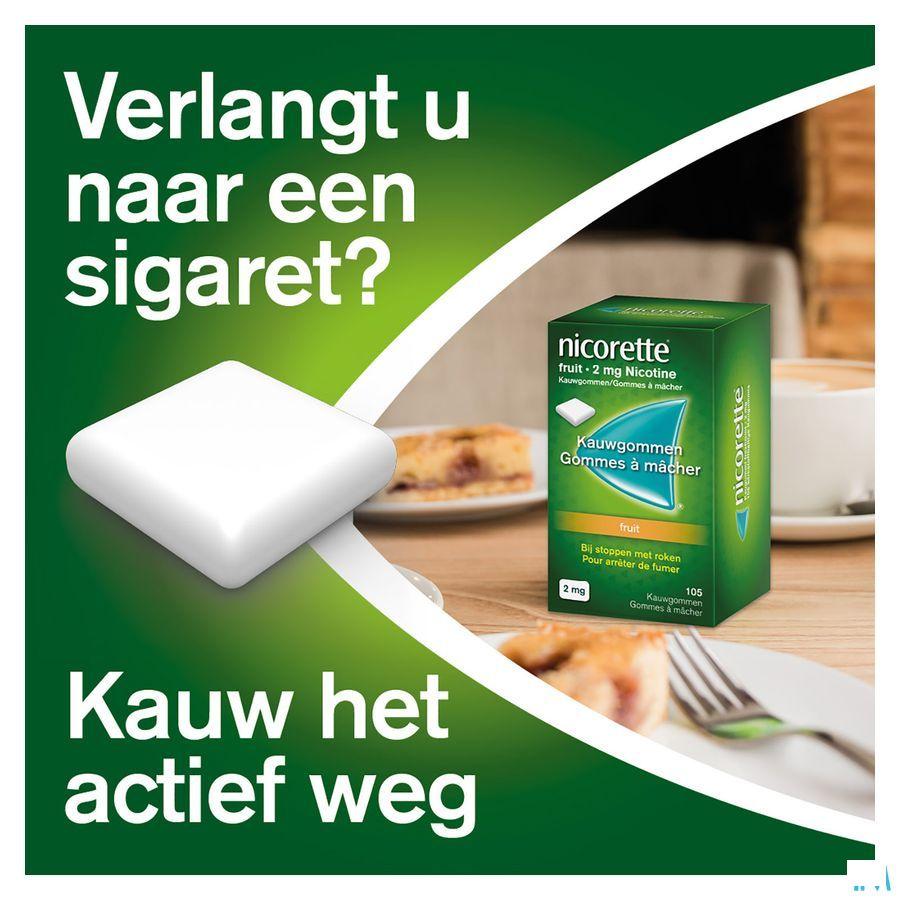 Nicorette Fruit Kauwgom 105x2 mg