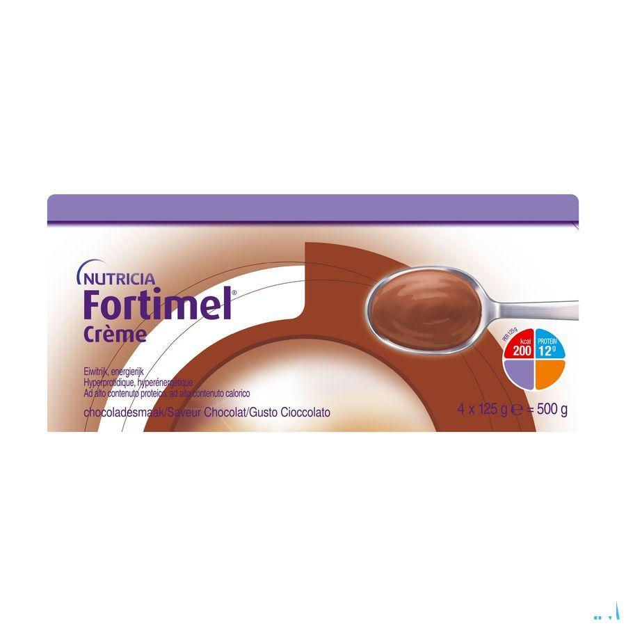 Fortimel Creme Chocolade 4X125 g  -  Nutricia