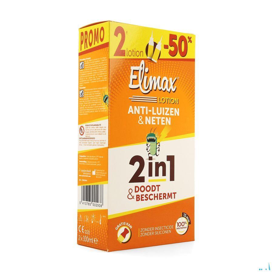 Elimax Lotion Tegen Luizen 2x100 ml