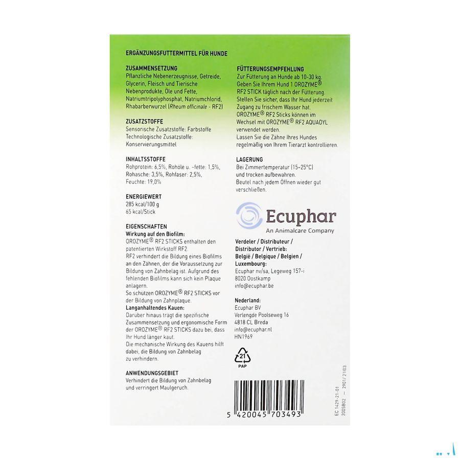 Orozyme Rf2 Smakelijke Stick Hond Medium 28  -  Ecuphar