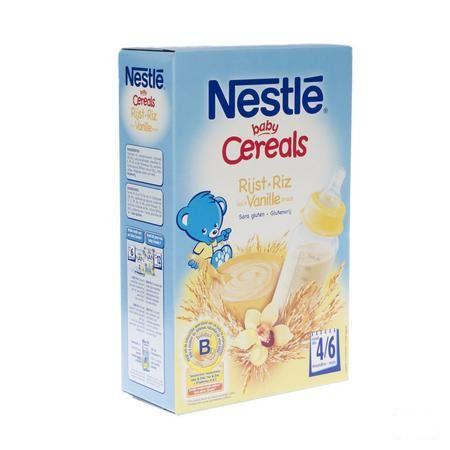 Nestle Baby Cereals Rijst-vanille 500 gr  -  Nestle