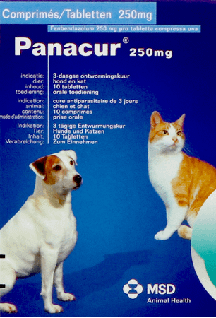 Panacur Comprimes Vet 10 X 250 mg 