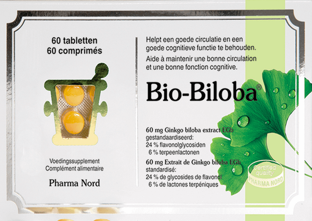 Bio-biloba Comprimes 60x60 mg  -  Pharma Nord