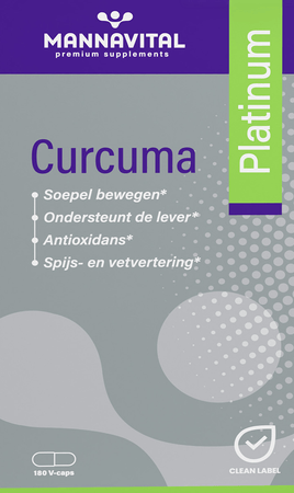 Mannavital Curcuma Platinum Caps 180