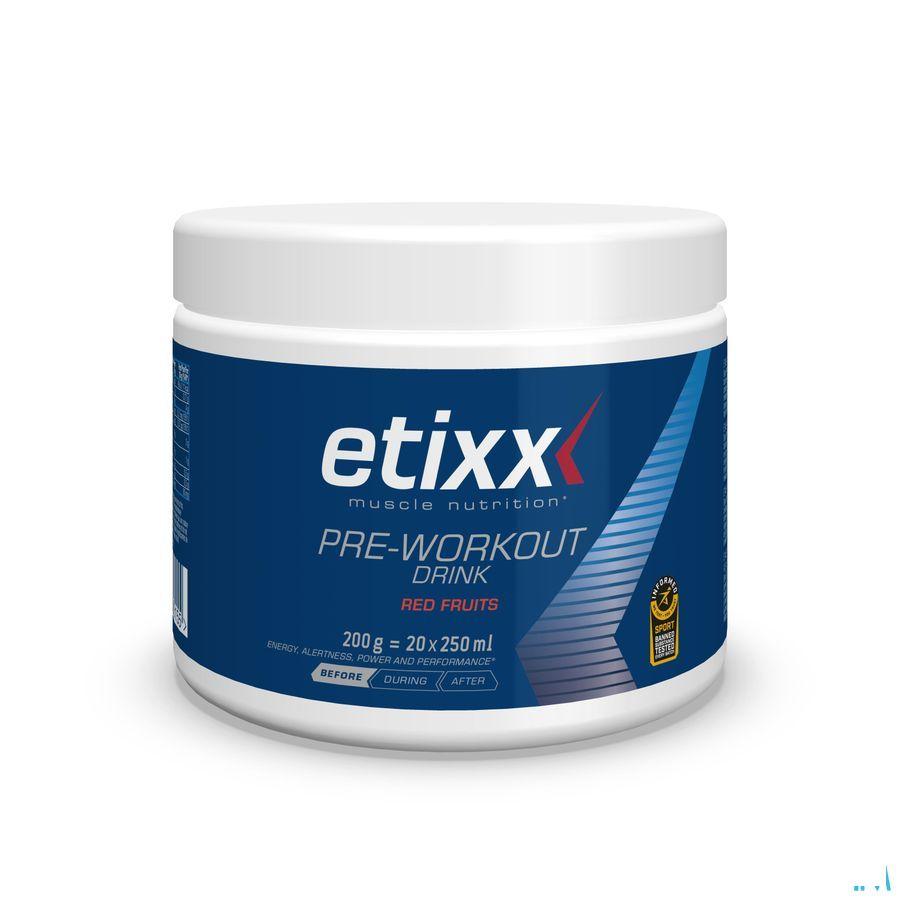 Etixx Pre-Workout Red Fruits Pdr 200 gr