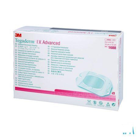 Tegaderm Iv Advanced Dressing 10,0x12,0cm 50 1688  -  3M