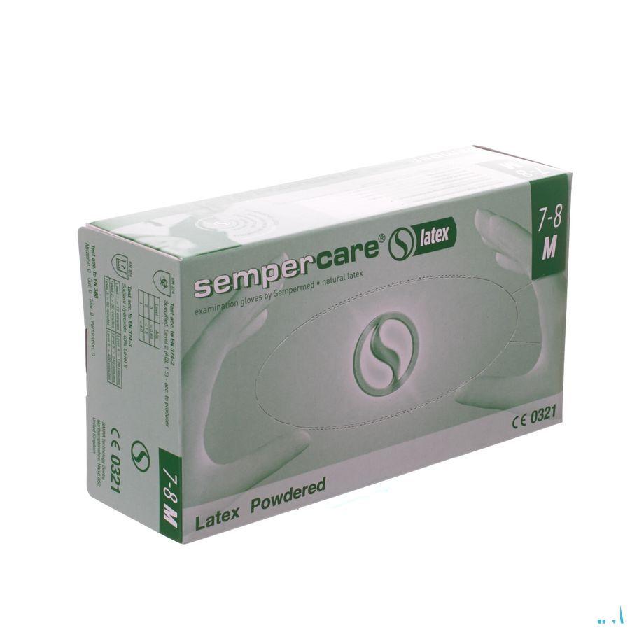 Sempercare Latex Powdered M 100 823981025  -  Teleflex Medical