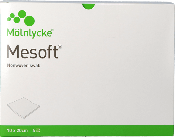 Mesoft Kp N/st 4l 10,0x20,0cm 200 156400  -  Molnlycke Healthcare
