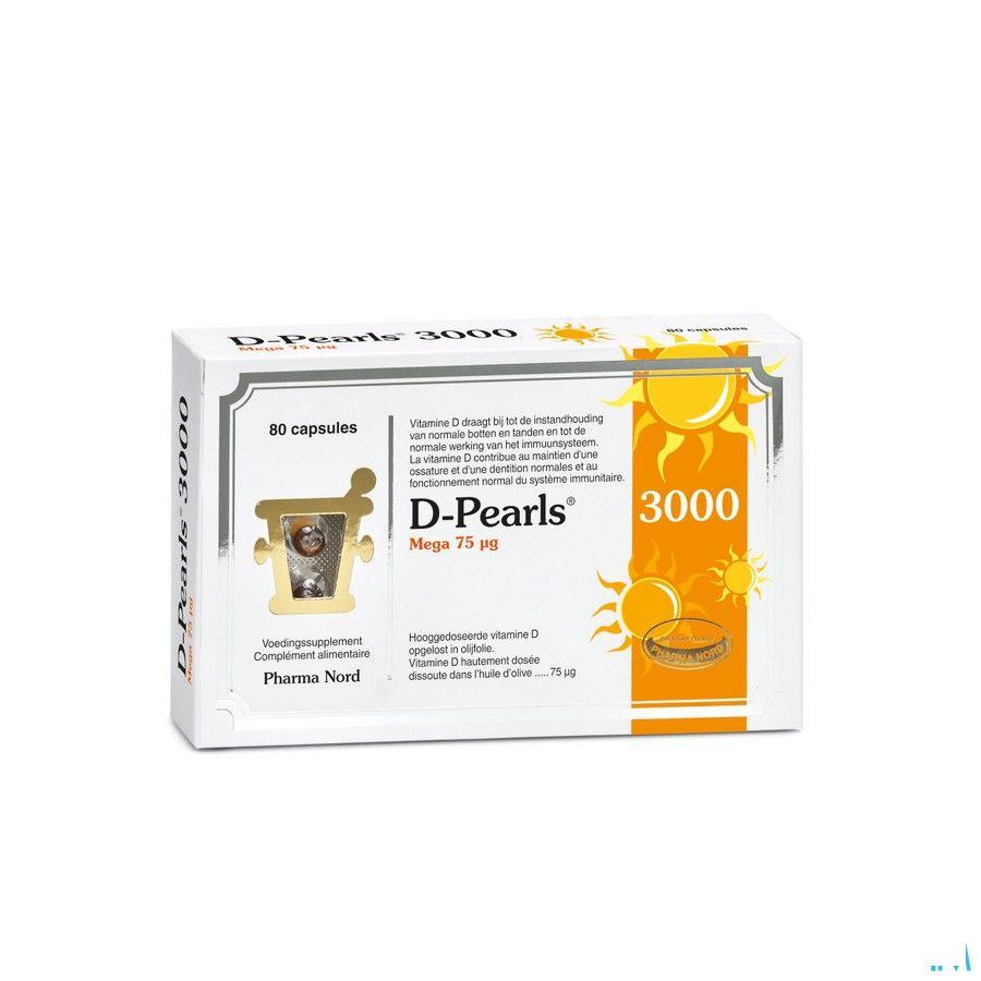 D-pearls 3000 Capsule 80  -  Pharma Nord