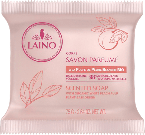 Laino Zeep Pulp Perzik Wit Bio 75 gr